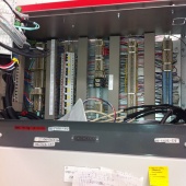 High Voltage switch room control wiring.